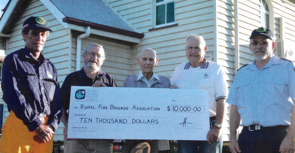 Five Rural Fire Brigades In Lockyer Region Share In $10,000 Donation