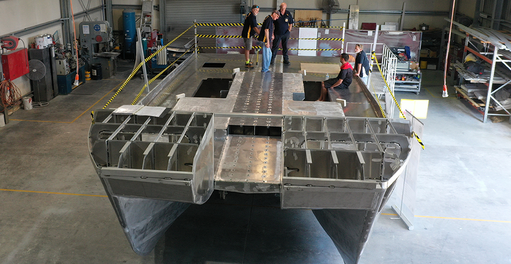 New Life Saving Marine Rescue Vessel Takes Shape