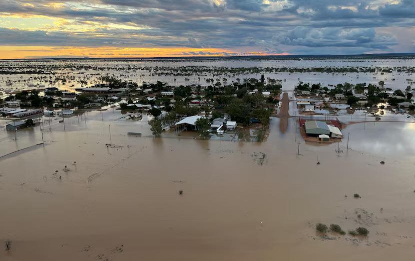 Jundah Image Source Central & North Queensland Weather & Stormchasing Fb (permission Granted By Peter)